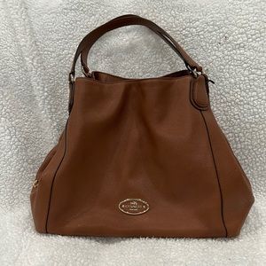 Coach brown handbag